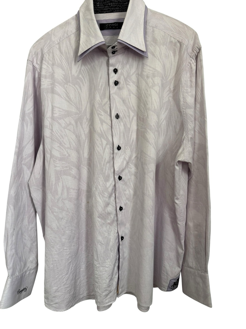 Coogi Luxe 100% cotton dress shirt size 5X
